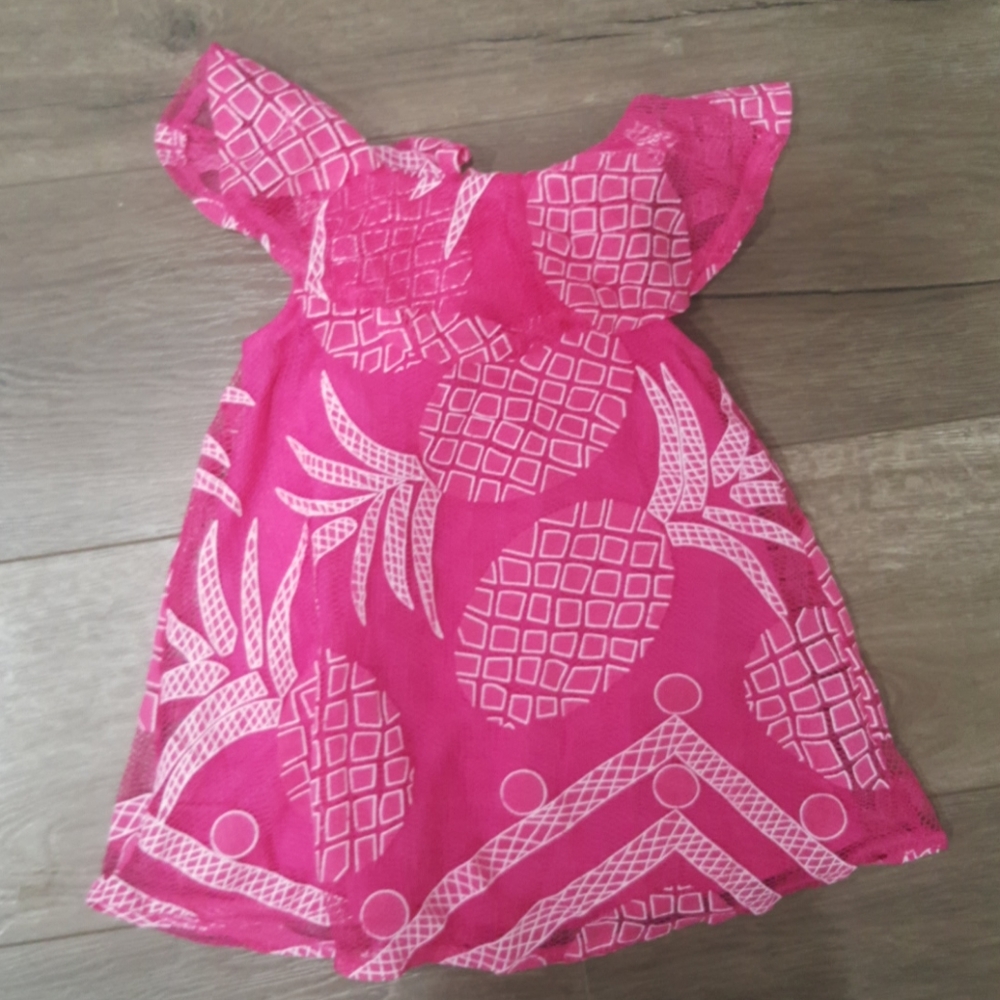 Girl's pink dress